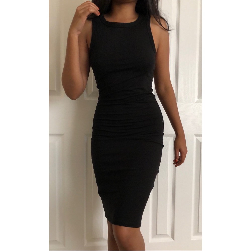 SOLD Back knit bodycon dress